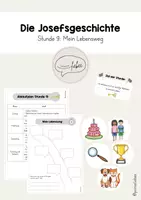 Vorschau - Stundenentwürfe - Die Josefsgeschichte: Mein Lebensweg (Stunde 9) - Deckblatt