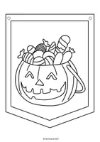 Vorschau - Mal- und Bastelvorlagen - Halloween-Wimpelkette – Kreatives Bastelmaterial für Unterricht & Zuhause (Klasse 1-6) - Seite 3