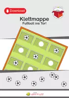 Vorschau - Fördermaterial/Inklusion - Klettmappe Fussball ins Tor - Deckblatt