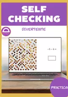 anteprima - Esercizi - Somma e sottrazione di numeri negativi Pixel Art - Pagina 1