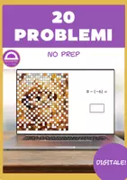 anteprima - Esercizi - Somma e sottrazione di numeri negativi Pixel Art - Pagina 2
