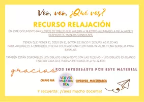 Vista previa - Unidades / Secuencias / Situaciones de Aprendizaje - RECURSO RELAJACIÓN CONSCIENTE INFANTIL CON DIBUJOS - página 2