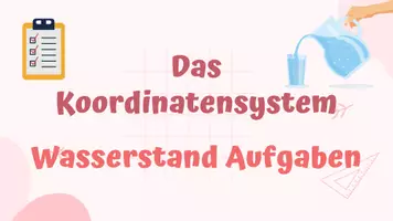Vorschau - Stundenentwürfe - PPT & Stundenentwurf Wasserstand Aufgaben - Koordinatensystem inkl Lösungen Teil 6 - Mathe - Seite 3