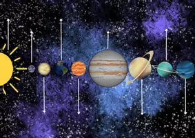 Vorschau - Spiele - Prepositions/Planets - Klettmaterial - Seite 1