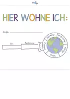Vorschau - Arbeitsblätter - Hier wohne ich - Flipbook - Deutschland - Seite 2
