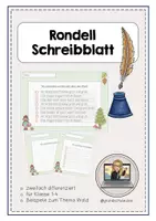 Vorschau - Arbeitsblätter - Rondell Schreibblätter (Thema Wald) - Deckblatt