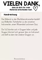 Vorschau - Arbeitsblätter - Musikinstrumente: Blechblasinstrumente - Seite 1