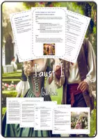 Vorschau - Arbeitsblätter - Zwischen Liebe und Verführung: Margarete im Zwiespalt – Die Gartenszene in Goethes Faust - Deckblatt