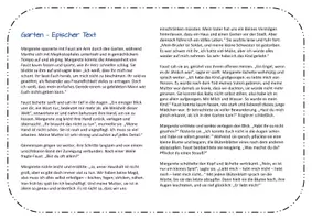 Vorschau - Arbeitsblätter - Zwischen Liebe und Verführung: Margarete im Zwiespalt – Die Gartenszene in Goethes Faust - Seite 1