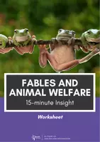 Vorschau - Arbeitsblätter - Fables and Animal Welfare (Verfassungsviertelstunde) - Deckblatt
