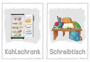 Vorschau - Bildkarten - DaZ Wortschatz Zuhause / Bildkarten - Seite 3