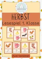 Vorschau - Spiele - Herbst Lesespiel - Ich habe - wer hat? - Klasse 1 - Deckblatt