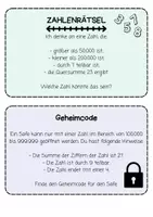 Vorschau - Aufgabenkarten - Karteikarten für Schnelle in Mathe - Deckblatt