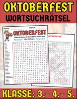 Vorschau - Arbeitsblätter - Oktoberfest: Wortsuchrätsel Rätsel und Lösungen 3. - 4. - 5. Klasse - Deckblatt