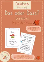 Vorschau - Spiele - Dass oder das? Lesespiel || Herbstedition 🍁🍄 - Seite 1
