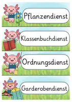 Vorschau - Lehrpläne/Lehrermaterial - Axolotlklasse Klassendienste Klassentier Axolotl - Seite 3