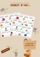 Vorschau - Arbeitsblätter - Herbst- Bingo - Deckblatt