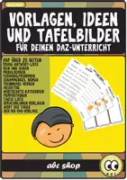 Vorschau - Präsentationen/Tafelbilder - Vorlagen, Ideen und Tafelbilder für deinen DaZ-Unterricht (2024) - Deckblatt