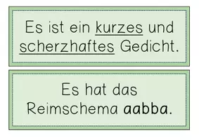 Vorschau - Poster - Limerick Tafelmaterial (Bauplan) + Satzstarter (Reflexion) - Seite 2