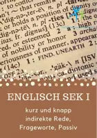 Vorschau - Arbeitsblätter - Englisch kurz und knapp Passiv Frageworte indirekte Rede - Deckblatt