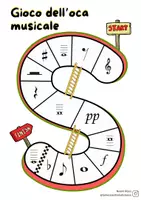 anteprima - Giochi - Gioco dell'oca musicale - Pagina di copertina