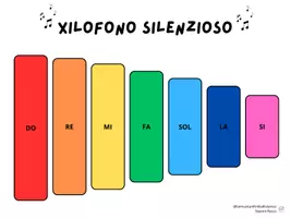 anteprima - Esercizi - Xilofono silenzioso a colori - Pagina 1