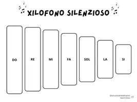 anteprima - Esercizi - Xilofono silenzioso in bianco e nero - Pagina 1