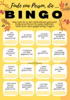 Vorschau - Arbeitsblätter - Finde eine Person, die... Herbstferien-Bingo (fachübergreifend) - Seite 3