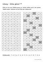 Vorschau - Arbeitsblätter - Schau genau - Zahlen (2-fach differenziert) - Seite 3