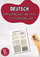 Vorschau - Arbeitsblätter - Materialpaket - Prüfungsvorbereitung Deutsch RSAP - Seite 1