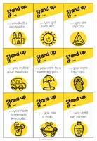 Vorschau - Spiele - Summer Holidays (Sommerferien) - Stand up if ... (Steh auf, wenn ...) Bewegungsspiel - Seite 3