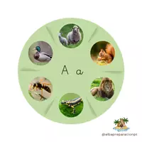 Vista previa - Tarjetas / Manipulativos - RUEDA ANIMALES + TARJETAS ESCRITURA + TARJESTAS IMÁGENES - página 1