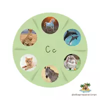 Vista previa - Tarjetas / Manipulativos - RUEDA ANIMALES + TARJETAS ESCRITURA + TARJESTAS IMÁGENES - página 3