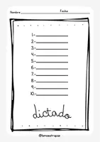 Vista previa - Hojas de trabajo - Hoja de trabajo de Dictado y Evaluación - página 3