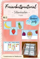 Vorschau - Spiele - Freiarbeit: Silbenkasten - Früchte (Kl. 1) - Deckblatt