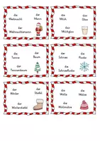 Vorschau - Unterrichtsreihen - Puzzle Zusammengesetzte Nomen "Weihnachten" 🎄 - Seite 3