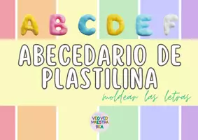 Vista previa - Tarjetas / Manipulativos - ABECEDARIO DE PLASTILINA (GRAFO) - página 1