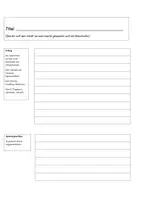 Vorschau - Arbeitsblätter - Arbeitsblatt: Schreibvorlage Erzählung/Freies Schreiben - Seite 1