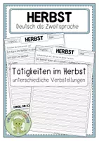 Vorschau - Arbeitsblätter - Materialpaket Tätigkeiten im Herbst - Seite 1