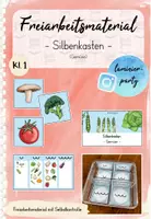 Vorschau - Spiele - Freiarbeit: Silbenkasten - Gemüse (Kl. 1) - Deckblatt