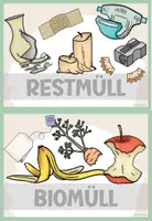 Vorschau - Bildkarten - Tafelmaterial | Bildkarten: Müll und Mülltrennung - Seite 3