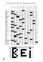 Vorschau - Arbeitsblätter - Koordinatenrätselpaket - Wortarten und Zeitformen - Seite 1