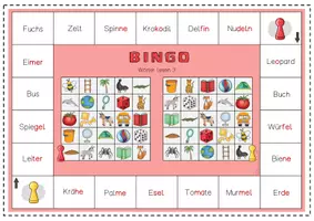 Vorschau - Spiele - Bingo Brettspiele: Wörter lesen (Deutsch 1. Klasse) - Seite 3
