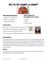 Aperçu - Jeux - Jeu où est cachée la vache - Page 1