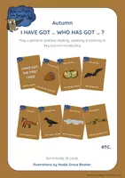 Προεπισκόπηση - Διαδραστικό υλικό - Brown Owl's Autumn Game - I have got ... Who has got ... ? - Εξώφυλλο