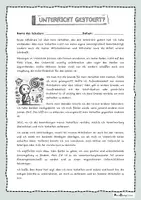 Vorschau - Arbeitsblätter - Unterrichtsstörungen Gedankenkreisel (Abschreibtext) - Seite 1