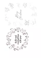 Vorschau - Mal- und Bastelvorlagen - Handlettering Vorlagen für Weihnachtskarten - Seite 2