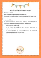 Vorschau - Arbeitsblätter - Materialpaket: Herbstliche Übungen - Seite 2