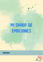 Vista previa - Hojas de trabajo - Diario de emociones infantil Neuropsicorecursos - Portada
