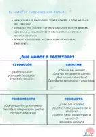 Vista previa - Hojas de trabajo - Diario de emociones infantil Neuropsicorecursos - página 1